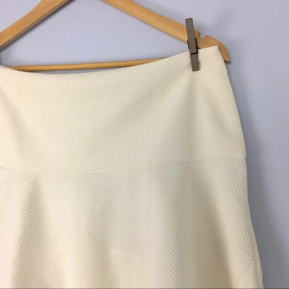 Banana Republic Ivory Texture Drop Waist Skirt NWT - Picture 2 of 8